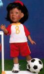 Effanbee - World of ... - Sports - Soccer Player - African American - Poupée
